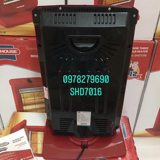 Linh kiện bóng thay thế cho SƯỞI ĐIỆN 2 BÓNG VÀ 3 BÓNG HALOGEN SUNHOUSE CHÍNH HÃNG MODEL SHD7010, SHD7016 &amp; SHD7022