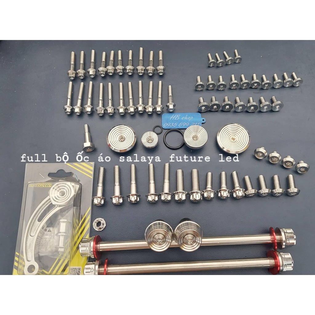 Ốc Salaya cnc Thái Full Cả xe Future Led tất cả chi tiết xem phần mô tả