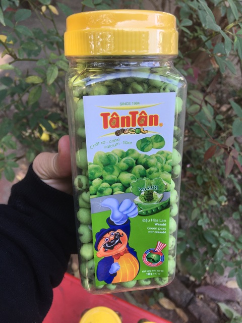 ĐẬU HÀ LAN WASABI- RANG MUỐI TÂN TÂN 190g