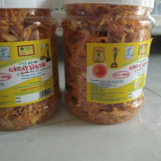 2 hủ khô gà bơ tỏi (1kg)
