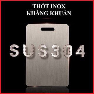 THỚT INOX 304 - KHÁNG KHUẨN - CƯỜNG LỰC - CHỐNG ẨM MỐC - 24x33cm-2mm
