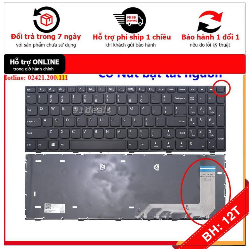 💖 Bàn phím Lenovo IdeaPad 110 110-15 110-15ISK 110-15IBR 110-15ACL Có nút nguồn