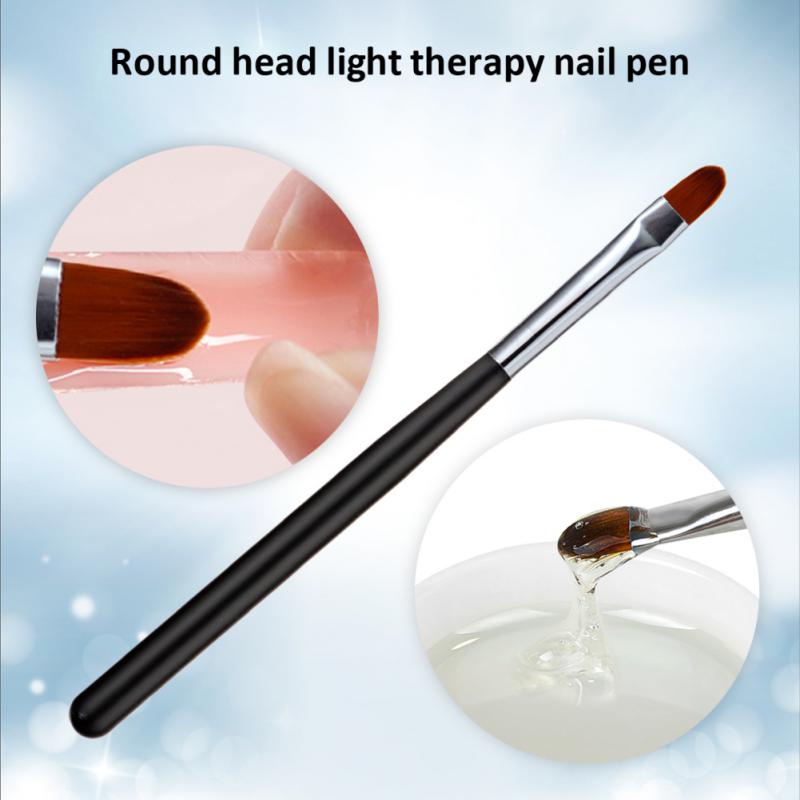 1 Cọ Sơn Móng Tay Gel UV Vẽ Họa Tiết Màu Đen DIY
