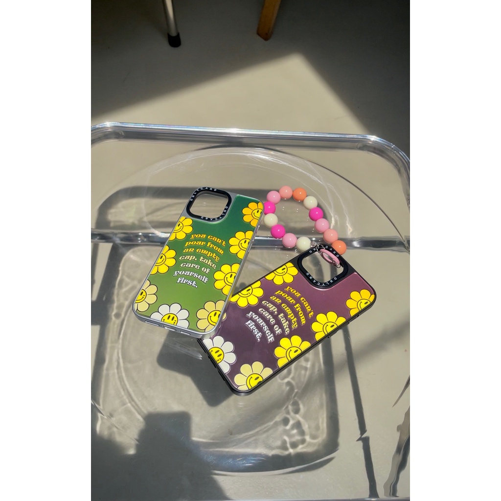 Ốp lưng thông minh ONLYCARD_SUN FLOWER PINK_46/Dành cho các dòng IPhone 7/7plus/8/8plus/x/xr/xs/11/12/13/pro/promax