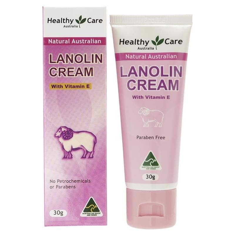 [ Khuyến Mãi ] Kem Dưỡng Da Healthy Care Natural Lanolin Cream with vitamin E (30g)