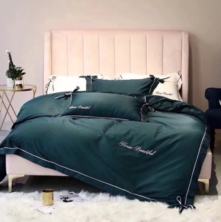 Bộ chăn ga gối cưới lụa nơ 4 món