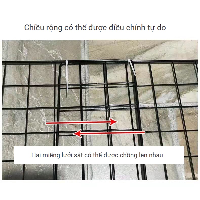 Cổng cách ly đặc biệt chống mèo cao 1.5m