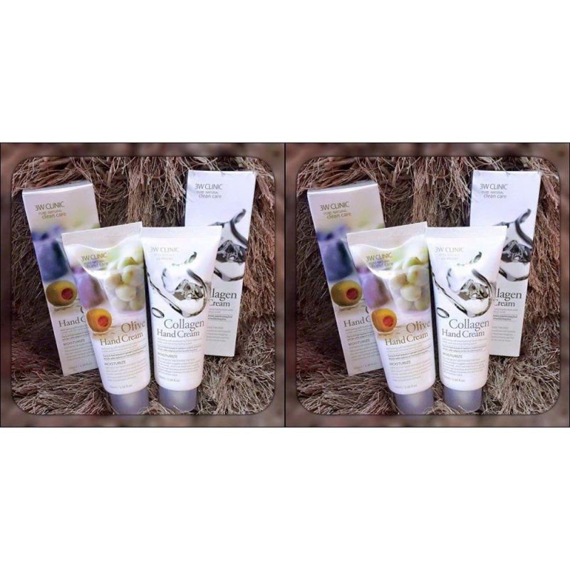 KEM DƯỠNG DA TAY 3W CLINIC HAND CREAM 100ML