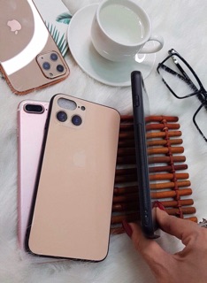 Ốp iPhone 7 plus lên IPhone 11 kính nhám