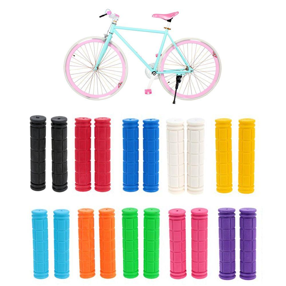 1 Cặp Vỏ Bọc Tay Lái Xe Đạp Leo Núi Bằng Cao Su Mềm Chất Lượng Cao