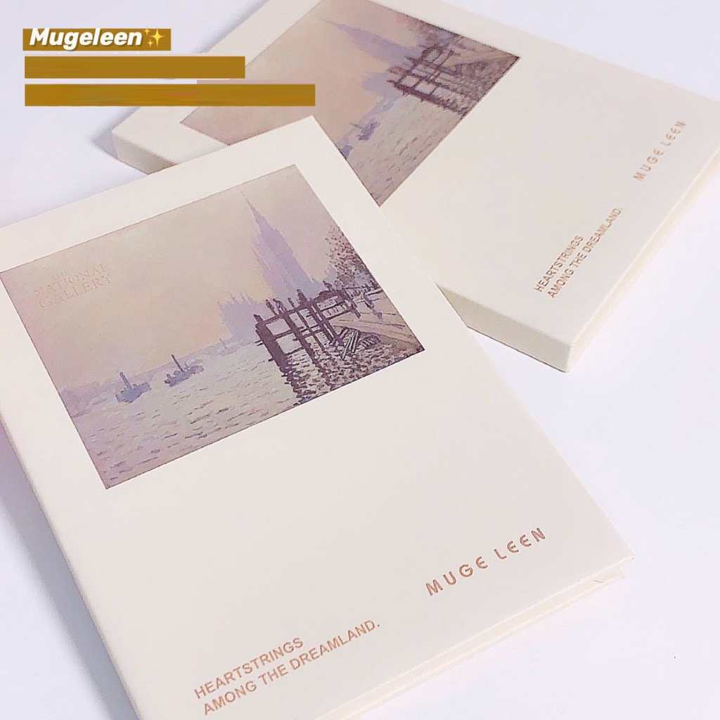 Bảng phấn mắt Muge Leen hình quyển sách Heartstrings Among The Dreamland 9 ô