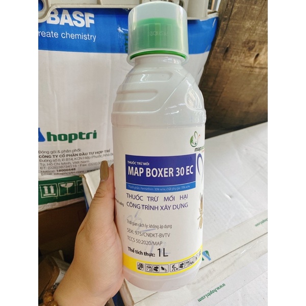 Thuốc diệt mối thế hệ mới MAP BOXER 30EC diệt hoàn toàn ổ mối chai 1 Lít