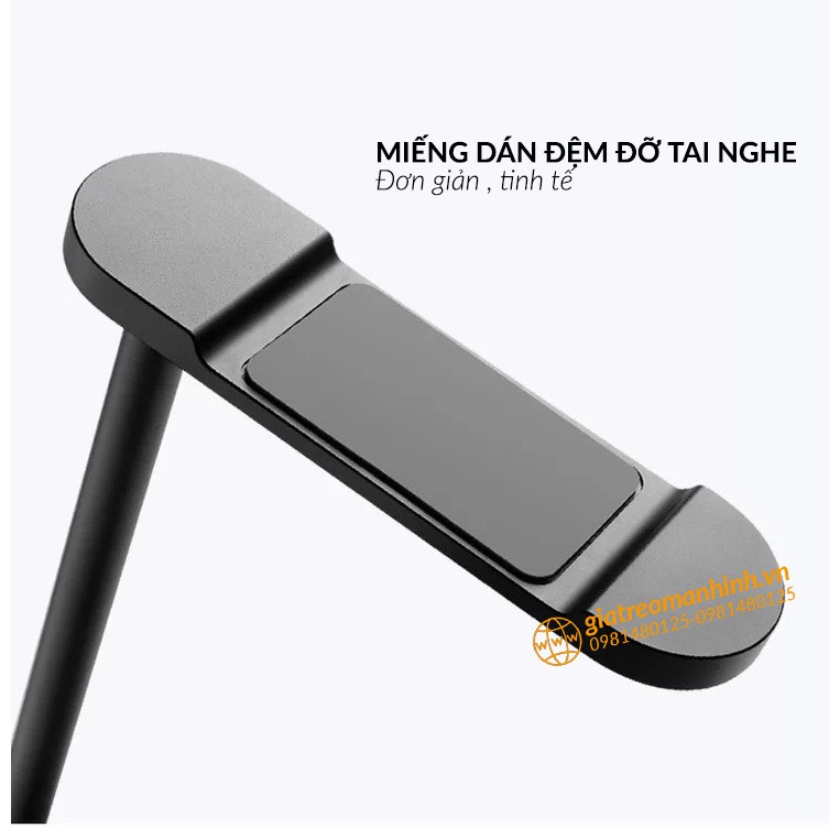 Giá Đỡ Tai Nghe - Kim Loại Nguyên Khối , Thân Đỡ 25Cm - Thiết Kế Mới Nhất
