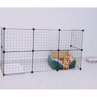 Quây Chuồng Chó Mèo, Tấm Lưới Thép Sơn Tĩnh Điện Quây Chuồng - Bán Lẻ Theo Tấm (Tặng 2 chốt khi mua 1 tấm)