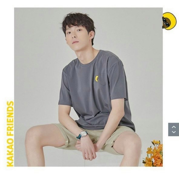 Áo thun Kakao Friends Couple 7 unisex chất cotton co giãn 4 chiều mịn mát