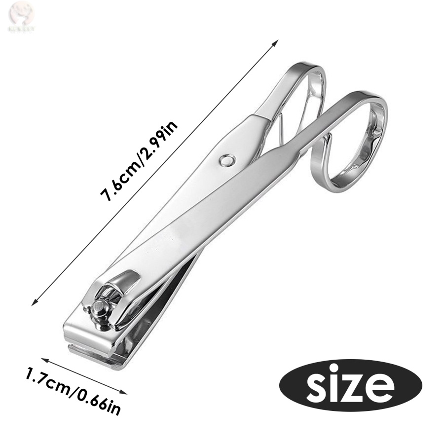 1 Dụng Cụ Cắt Móng Tay Bằng Thép Carbon 100% Thiết Kế Sáng Tạo Mới