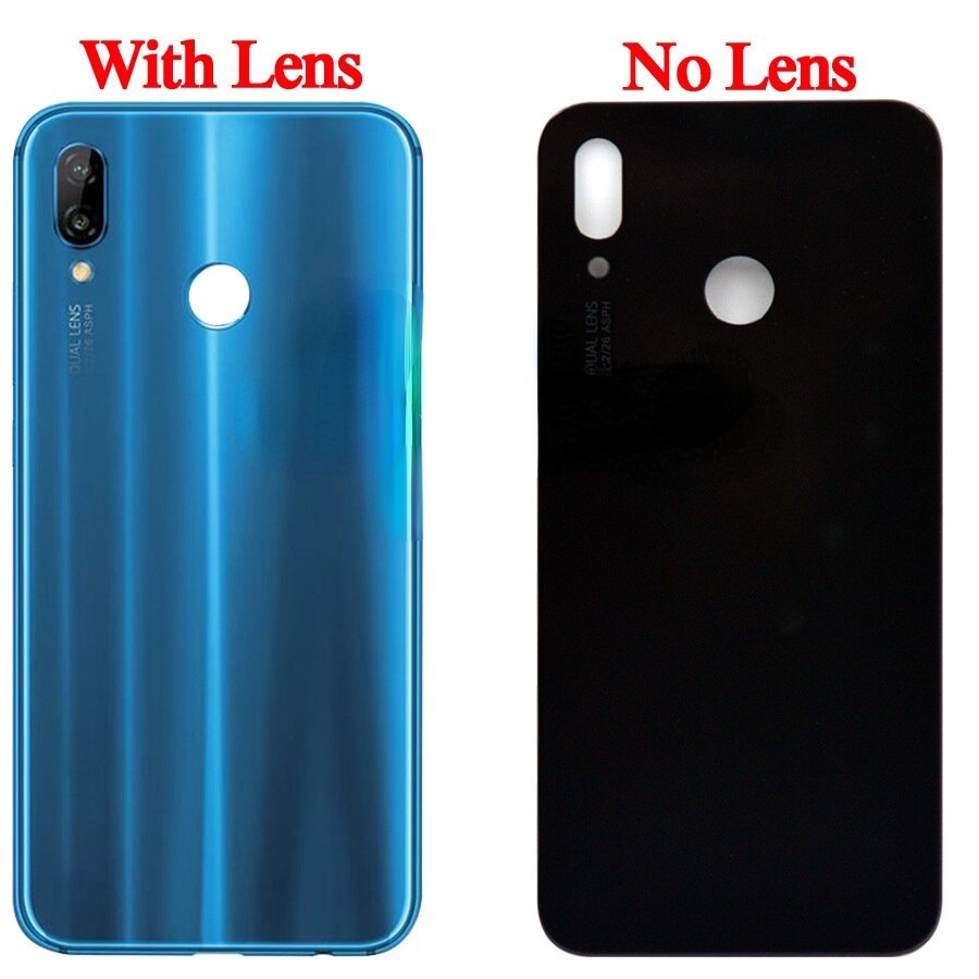 Nắp lưng huawei nova 3e zin full có kính camera đủ màu chất
