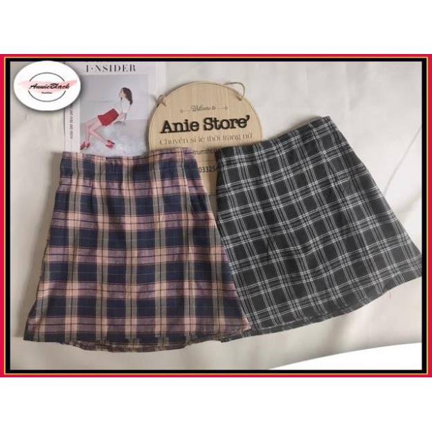 [Mã  ANUI20 hoàn 20k xu đơn 0đ] Chân Váy Chữ A Kẻ Caro 🦋 Chân Váy Nữ Dáng Ngắn Kẻ Ô 2 Màu 🦋 AB | BigBuy360 - bigbuy360.vn