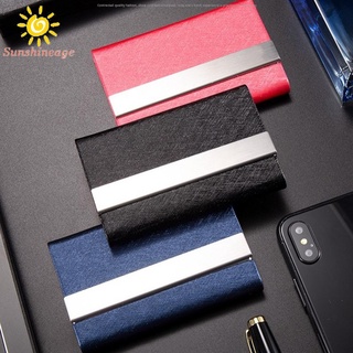 1 * hộp đựng danh thiếp / danh thiếp / danh thiếp phong cách doanh nhân sang trọng