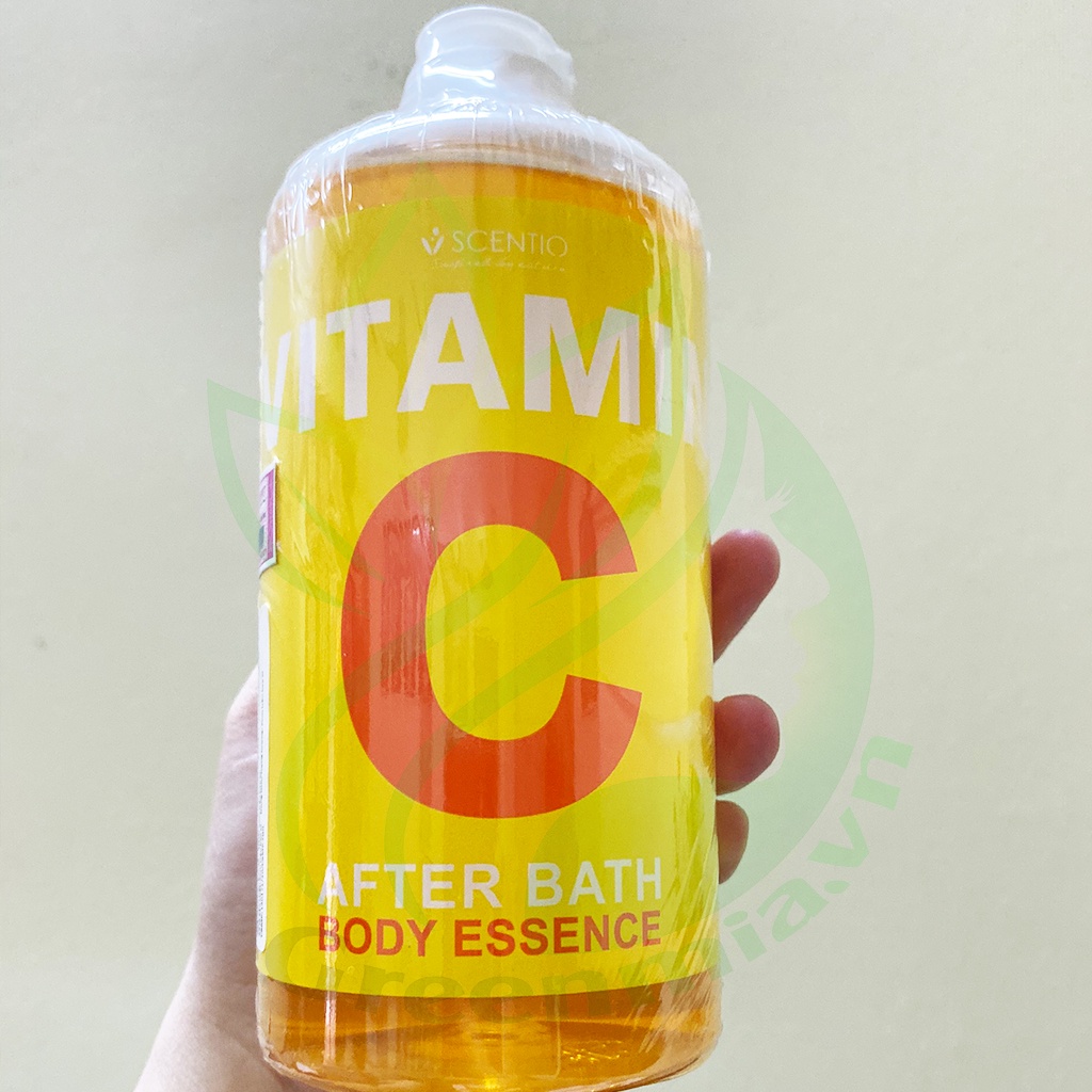 Tinh Chất Dưỡng Thể Beauty Buffet Thái Lan Dưỡng Trắng Và Phục Hồi Da Chuyên Dâu Sau tắm Scentio Vitamin C 450ml