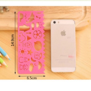 Thước đo dùng trong văn phòng phẩm màu sắc kẹo ngọt