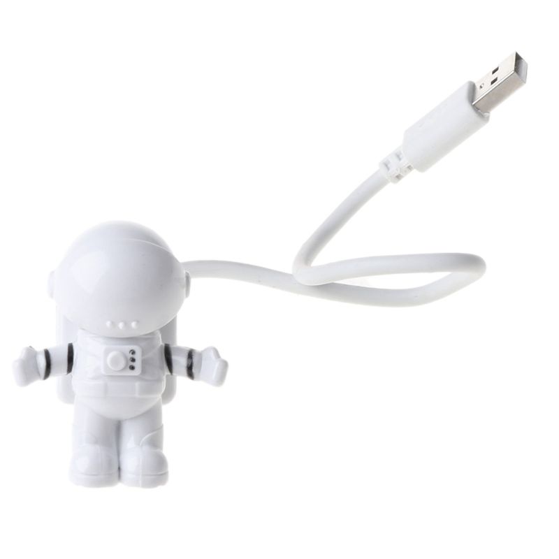 Đèn LED USB linh hoạt hình phi hành gia độc đáo trang trí laptop/PC Notebook