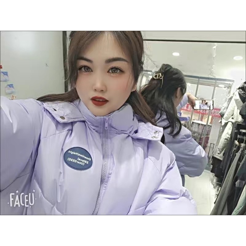 áo khoác phao nữ đại Hàn mẫu mới dày ấm (❤️sẵn đen M-L❤️ảnh thật )
