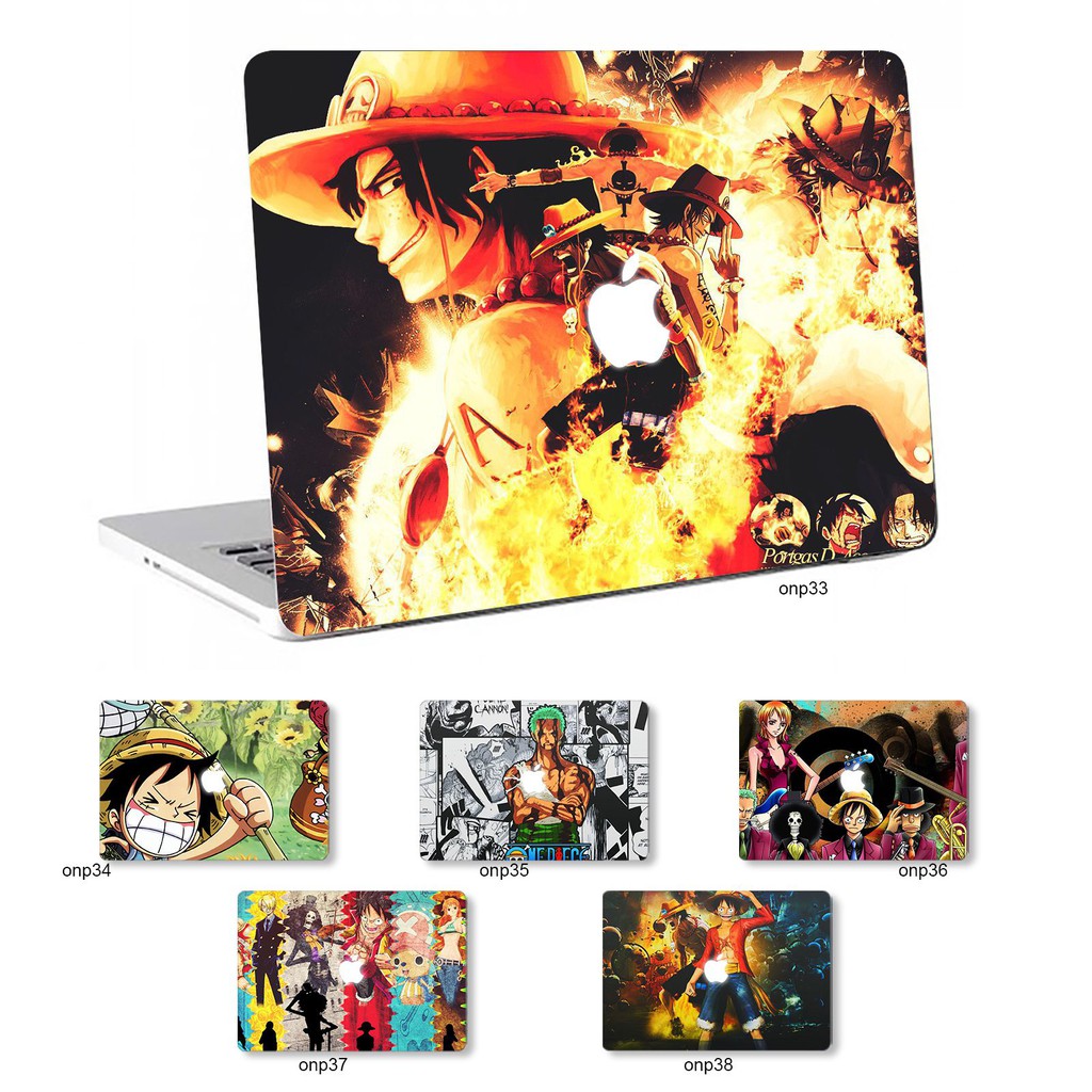 Skin dán Macbook Pro hình One Piece x23 (chọn mẫu và mã máy trong phân loại)