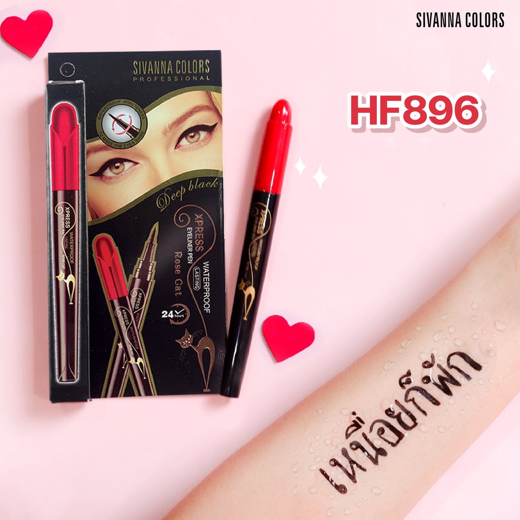 [HOT] Kẻ Mắt Nước Sivanna Lâu Trôi Colors Xpress Eyeliner Pen HF896