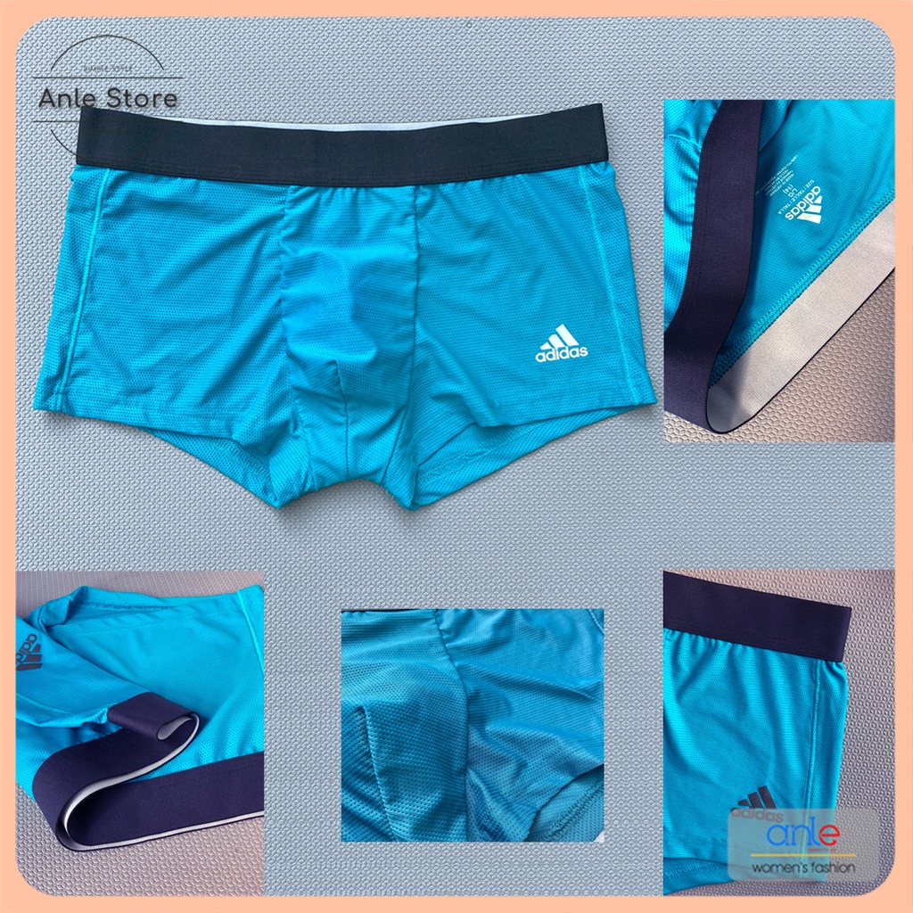 Set 2 Quần sip nam, quần lót nam, quần Boxer nam vải lụa băng thông hơi mát,mịn,thoáng khí, siêu co giãn bigsize 95kg