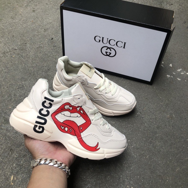 [Tặng hộp và dây giày+ tất thời trang , ảnh thật ] GIÀY THỂ THAO| kem trơn chữ nam nữ | BigBuy360 - bigbuy360.vn