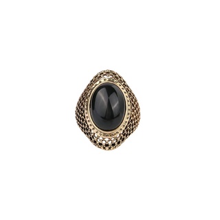 Nhẫn Chạm Khắc Hình Oval Phong Cách Cổ Điển