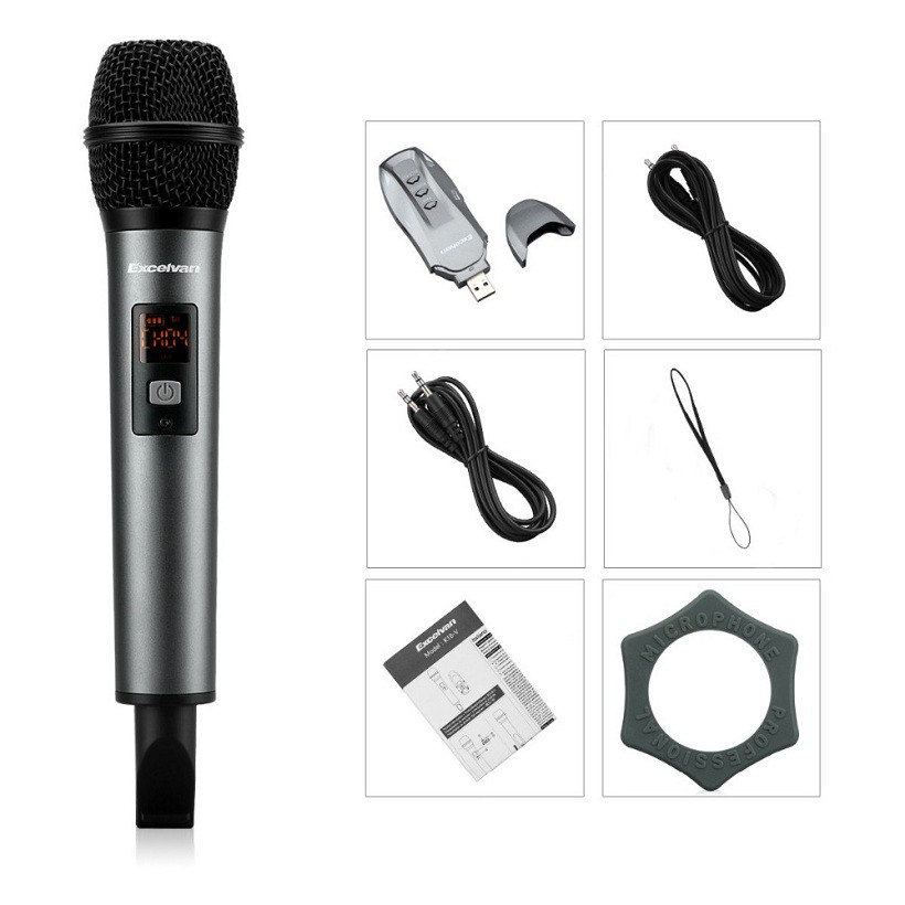 Micro Không dây K18V, 01 mic, VHF - Bảo hành 12 tháng