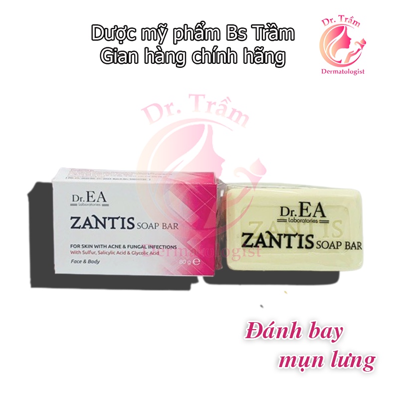 Xà phòng ZANTIS SOAP BAR ✨ Chính hãng ✨ XÀ PHÒNG Y KHOA giảm mụn lưng