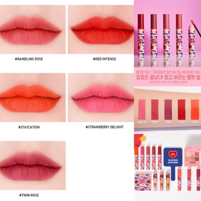 Son 3CE Velvet Maison ( CÓ SẴN )