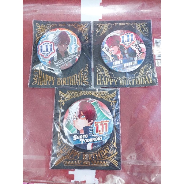 Huy hiệu+ standee sinh nhật Todo