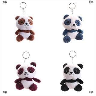 Móc chìa khóa hình gấu panda nhồi bông dễ thương