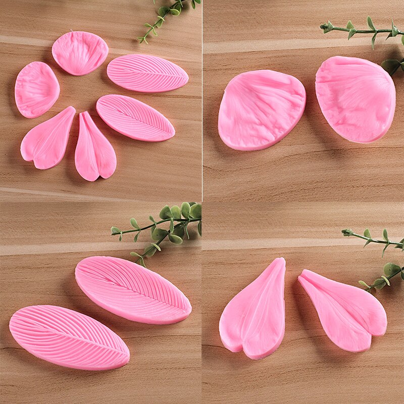Mới Khuôn Silicon Tạo Hình Hoa Mẫu Đơn 3d Trang Trí Bánh 3 Kiểu