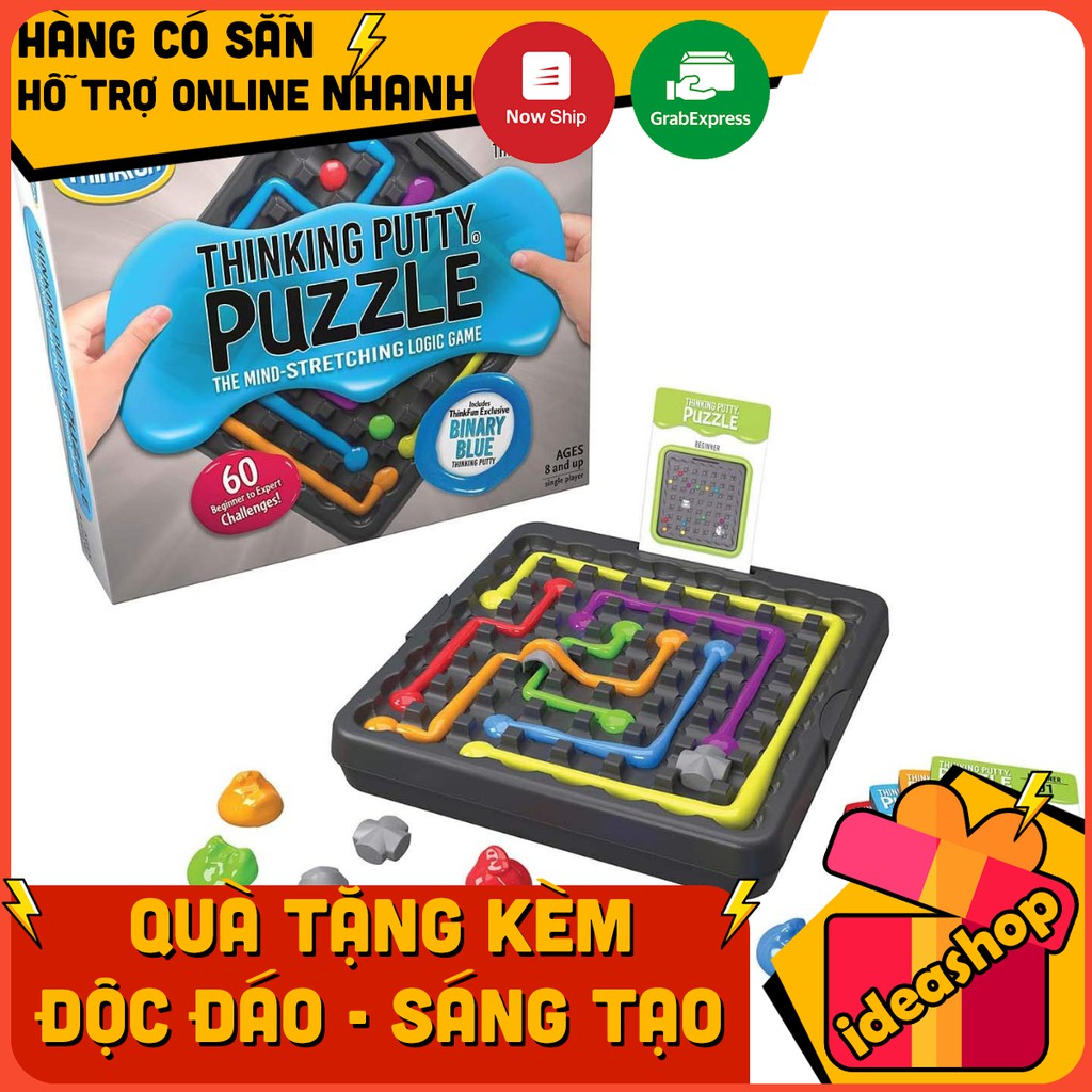 ĐỒ CHƠI TƯ DUY GIẢI MÃ MÊ CUNG ĐẤT SÉT (THINKFUN AND CRAZY AARON'S THINKING PUTTY PUZZLE AND STEM TOY)