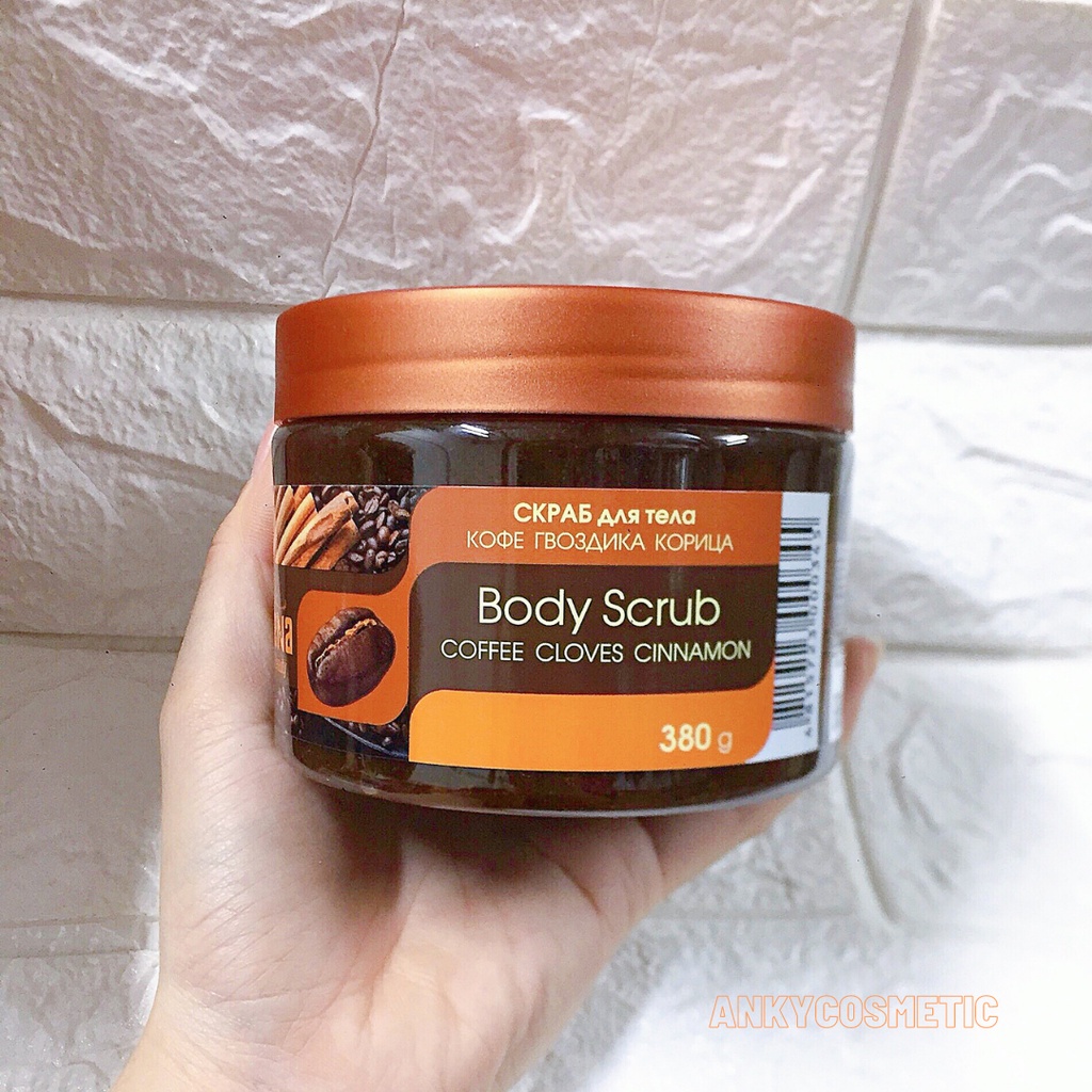 TẨY DA CHẾT BODY Quế Hồi Cà Phê Bilena Body Scrub 250ml