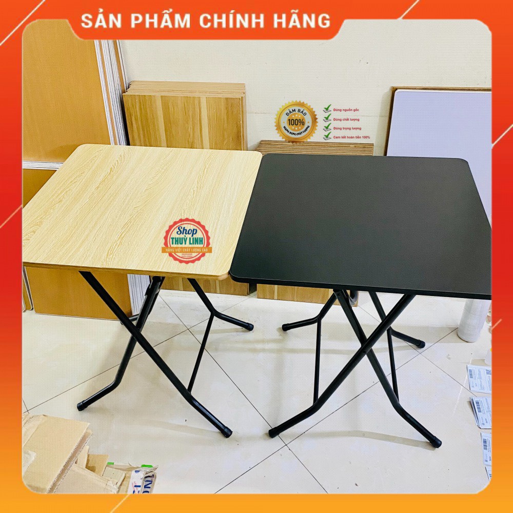 Bàn gấp chân cao 71cm  Đen, trắng, hồng đẹp Đủ Size ,Gấp gọn tiện lợi