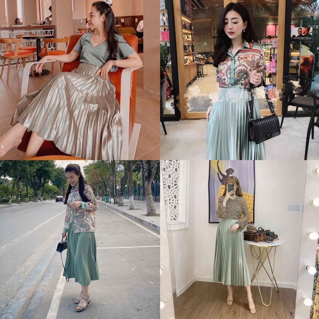 [ORDER-XUẤT TAG CHUẨN-ẢNH THẬT] Chân váy xếp ly full màu Zara xuất xịn | BigBuy360 - bigbuy360.vn