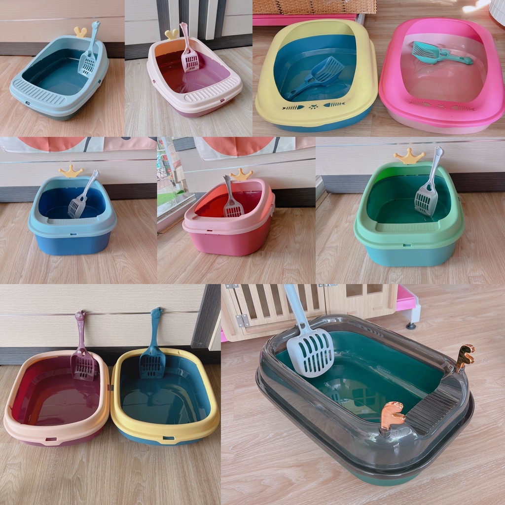 khay vệ sinh cho mèo size Lớn cao cấp 56x31x17cm
