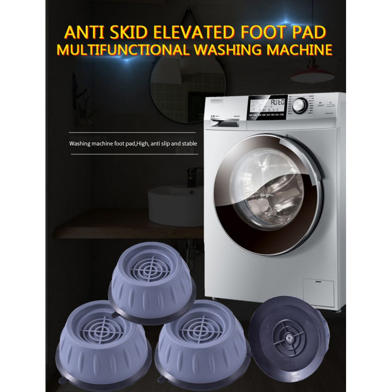 1 universal anti-vibration foot pad, washing machine rubber pad, anti-vibration pad, clothes dryer, refrigerator base fixed non-slip mat