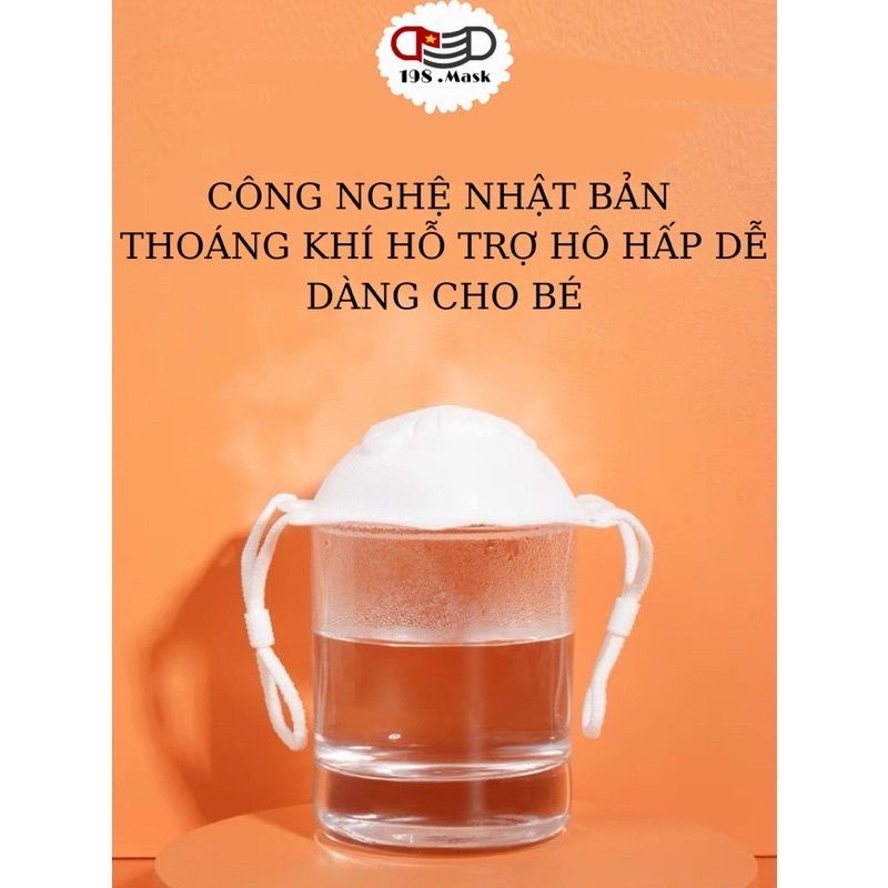 sét 3 chiếc khẩu trang cho bé từ 3m -5 tuoi
