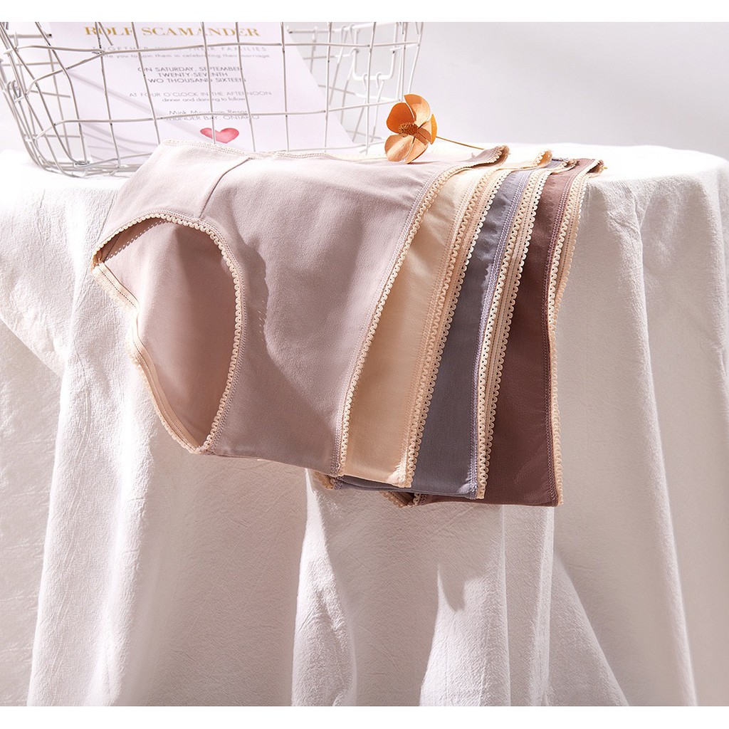 QUẦN LÓT NỮ COTTON VANVENE VIỀN REN CẠP VỪA LÓT DẬP KHÁNG KHUẨN MỚI CÓ BIGSIZE 2XL Q190 | BigBuy360 - bigbuy360.vn