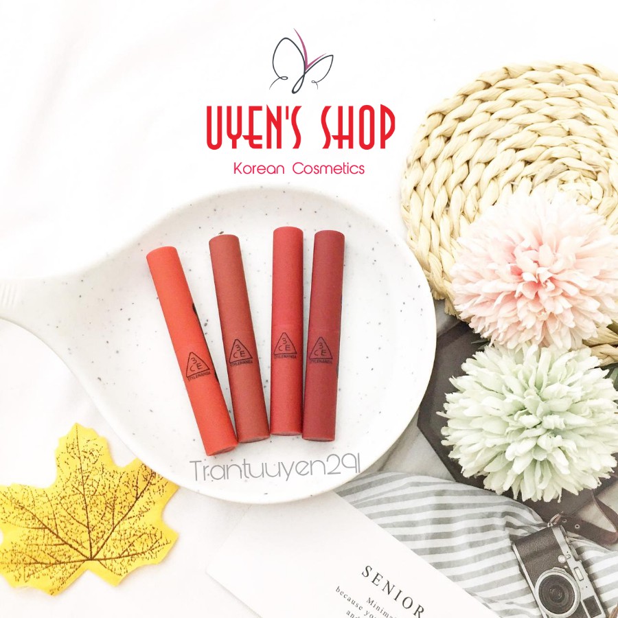 Son thỏi lì 3CE Slim Velvet Lip Color