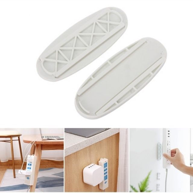 Thanh trượt dán tường treo ổ cắm điện,vật dụng gia đình tiện lợi