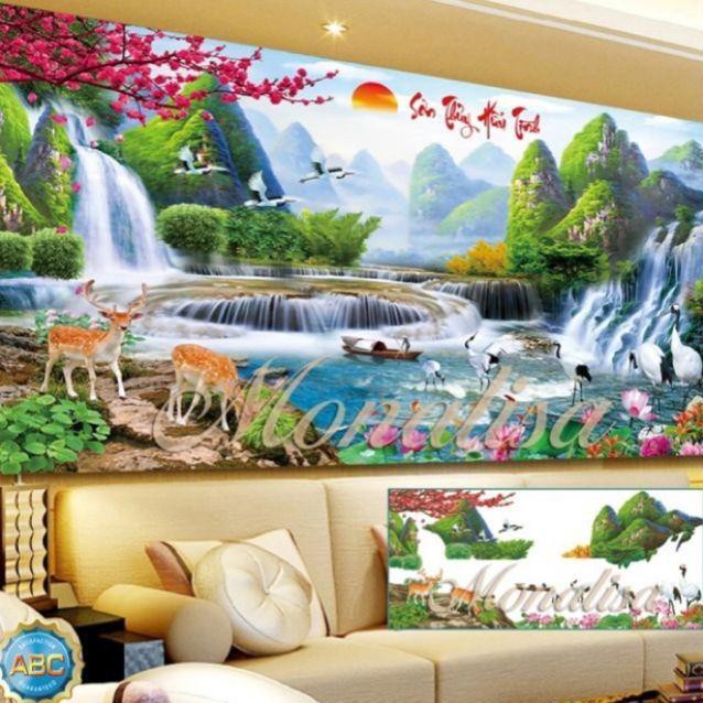 Tranh  da  phong cảnh