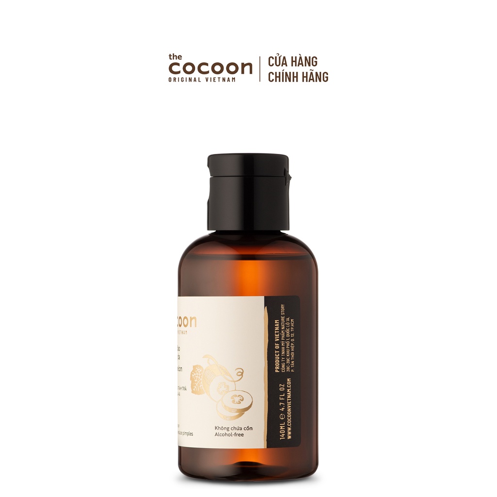 HÀNG TẶNG KHÔNG BÁN - Nước bí đao cân bằng da (toner) Cocoon giảm dầu & mụn 140ml